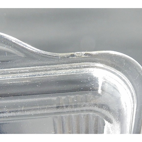 Pyrex Primary Yellow 503-B Refrigerator Dish 503-C Clear Ribbed Lid Handles - Picture 14 of 16